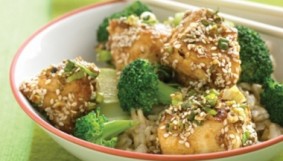 Lighter Sesame Chicken